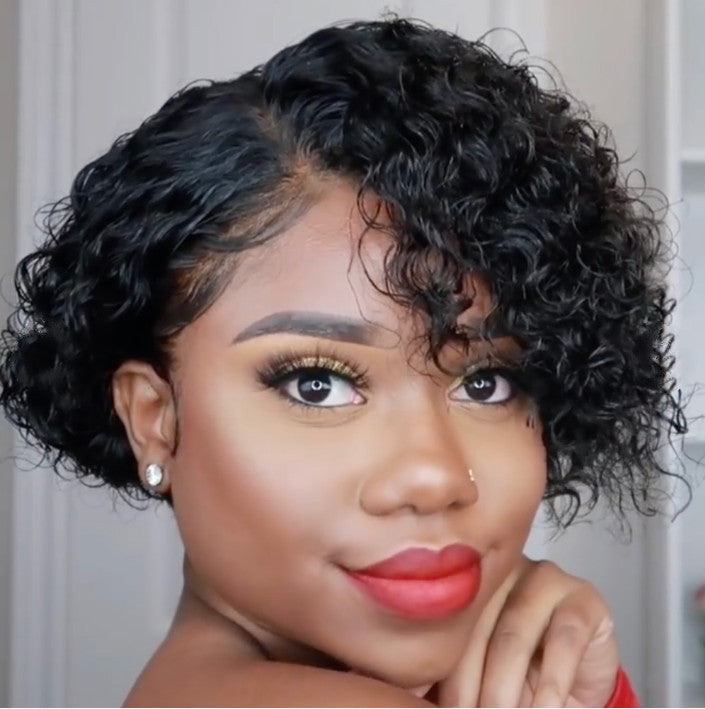 European And American Wigs Women's Short Curly Hair Wigs European And American Wigs Women's Short Curly Hair Wigs